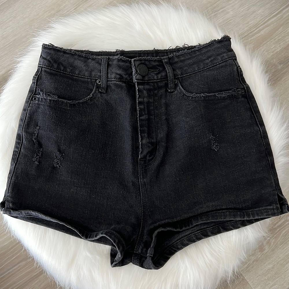 BDG Black Jean Shorts